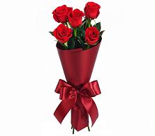Букет 5 Красных роз Эдлесс Лав в Поливаново