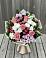Букет цветов из: Альстромерии, Гвоздики, Розы и Хризантемы в Поливаново