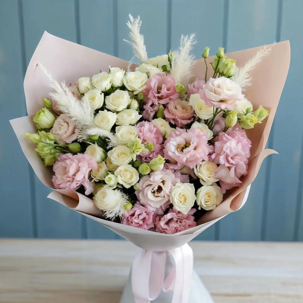 Букет цветов из: Альстромерии и Розы в Поливаново