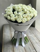 Букет 35 Белых роз в Поливаново