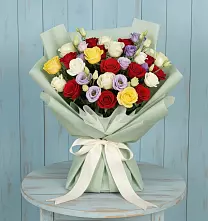 Букет цветов из:  Розы в Поливаново