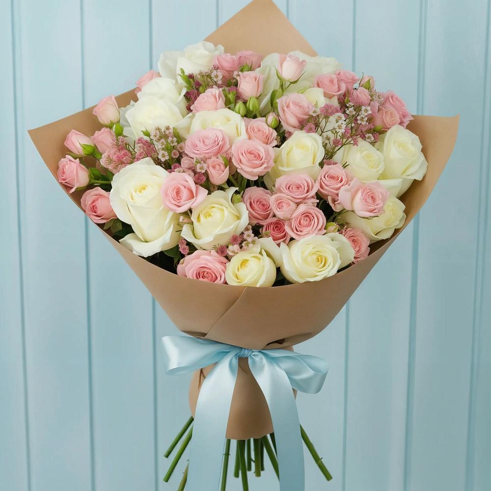 Букет цветов из: Розы в Поливаново