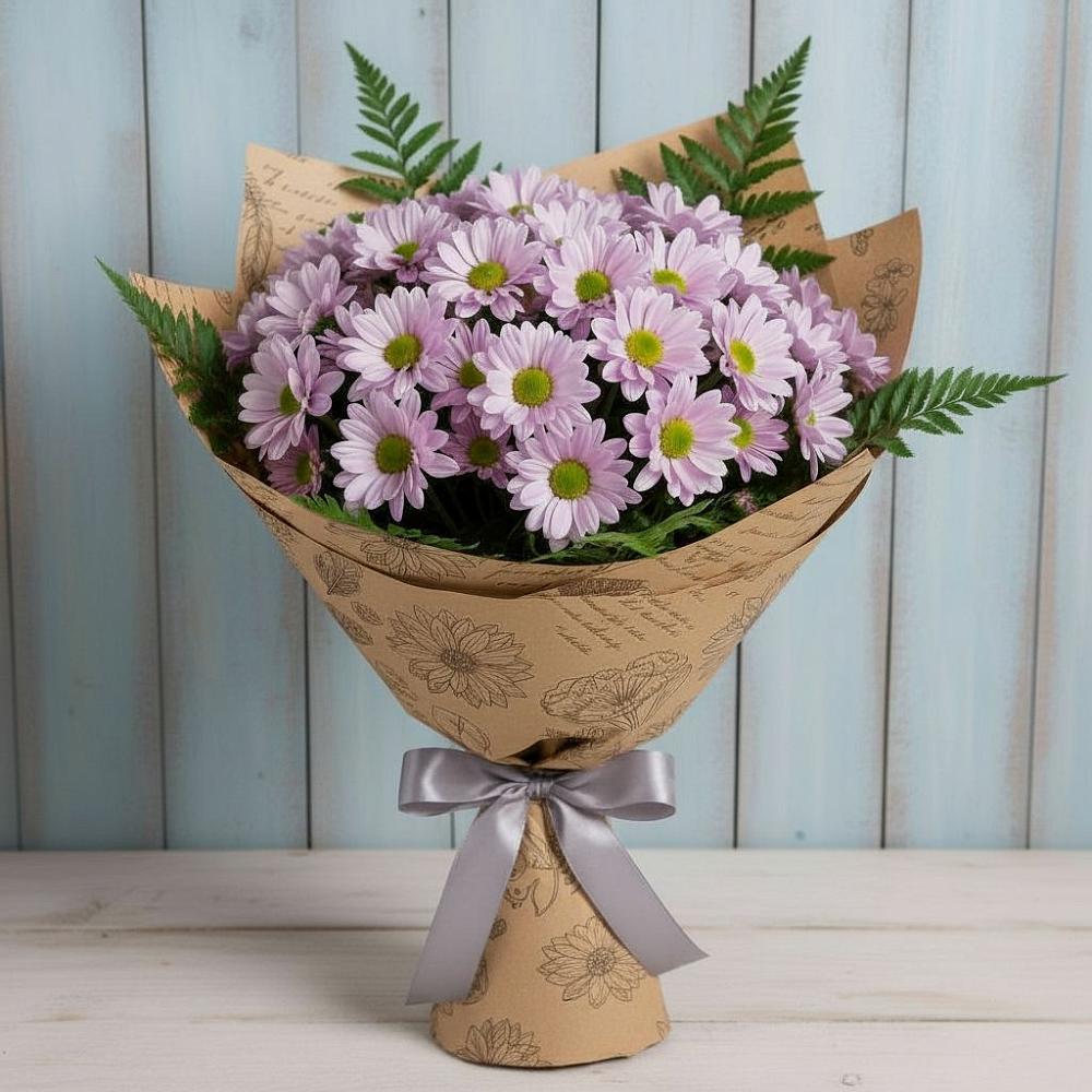 Букет цветов из: Хризантемы в Поливаново