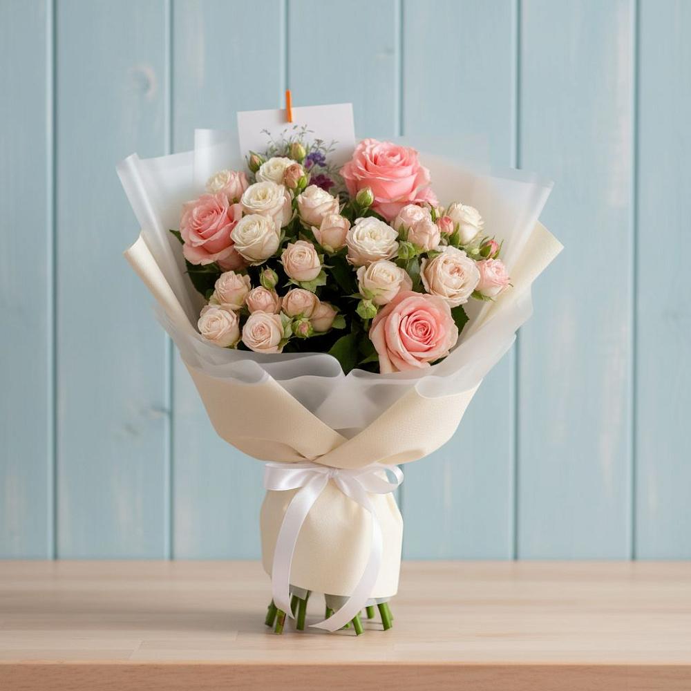 Букет цветов из: Розы в Поливаново