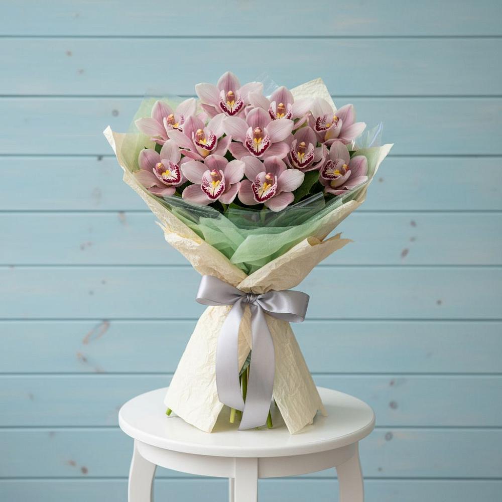 Букет цветов из: Орхидеи и Розы в Поливаново