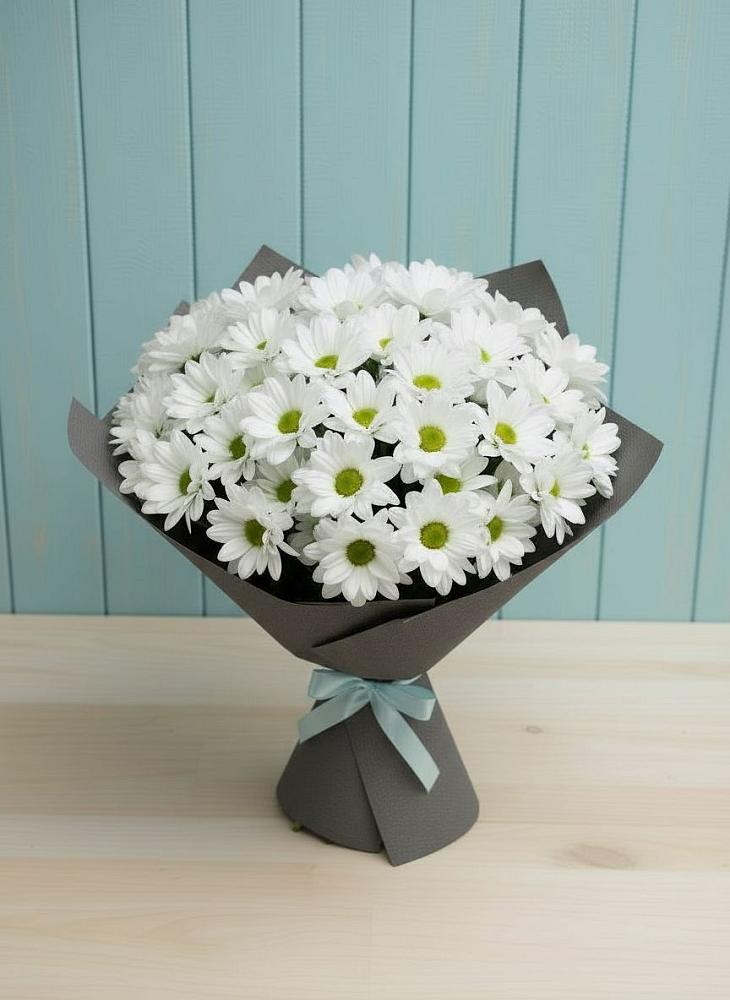 Букет цветов из: Хризантемы в Поливаново