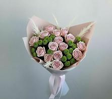 Букет цветов из:  Розы и Хризантемы #REPLACE_PRED# Поливаново