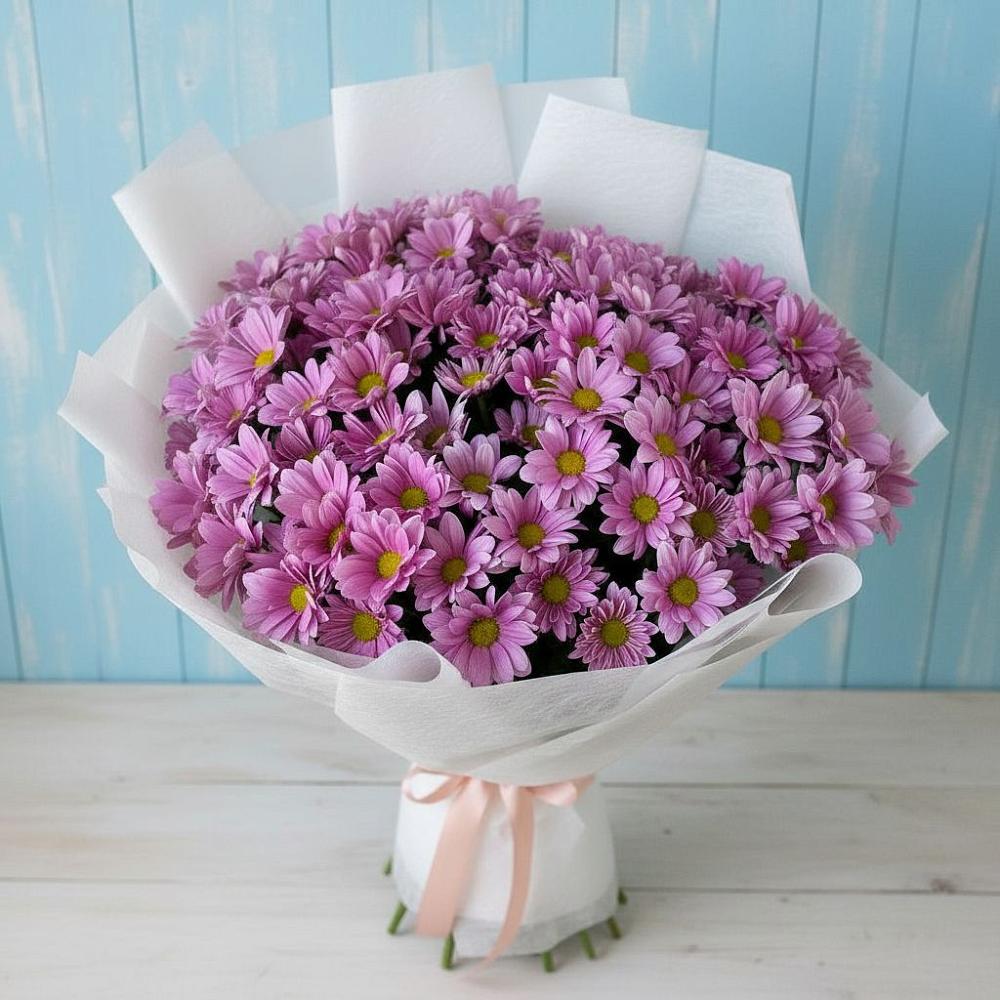 Букет цветов из: Хризантемы в Поливаново