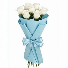 Букет 7 белых роз Проуд #REPLACE_PRED# Поливаново