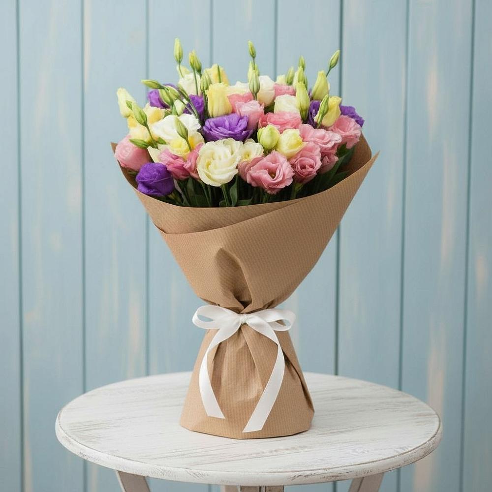 Букет цветов из: Лизиантусы в Поливаново