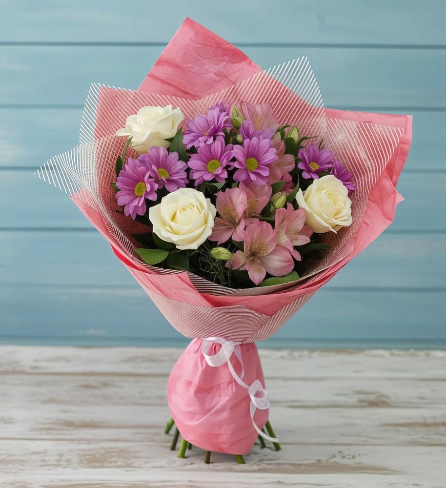 Букет цветов из: Герберы в Поливаново