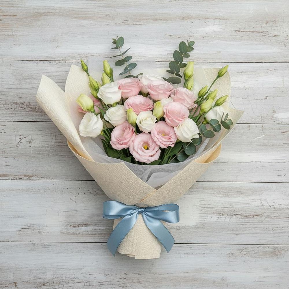 Букет цветов из: Лизиантусы в Поливаново